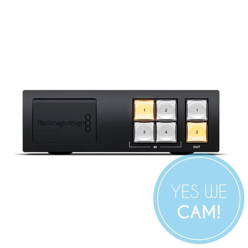 Blackmagic Videohub Mini  4x2 12G Ultra-HD Videorouting