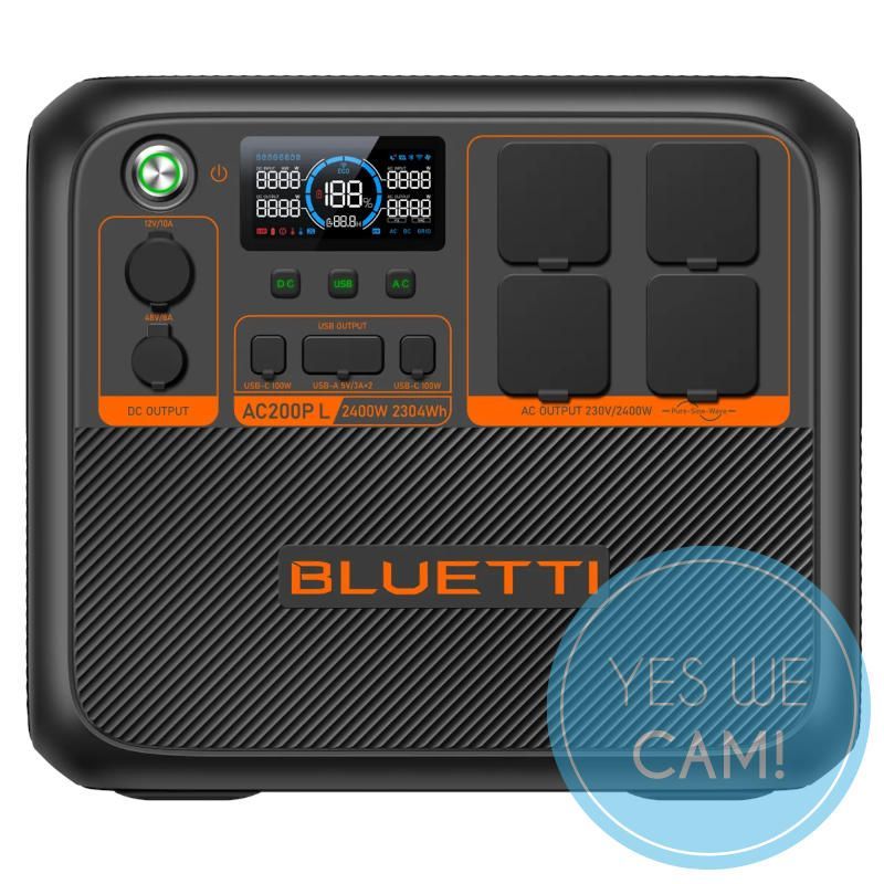 BLUETTI AC200PL Erweiterbare Powerstation 2400 W 2304 Wh Powerstation