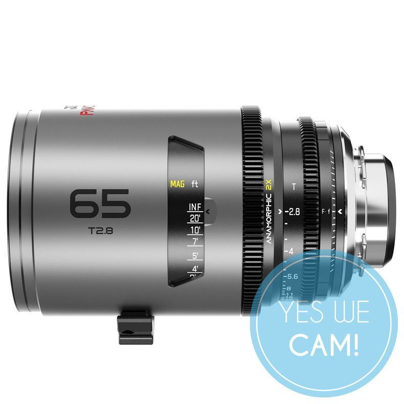 DZOFILM Pavo 2x anamorphic Prime Macro 65mm T2.8 - Neutral Coating - PL&EF mount - imperial