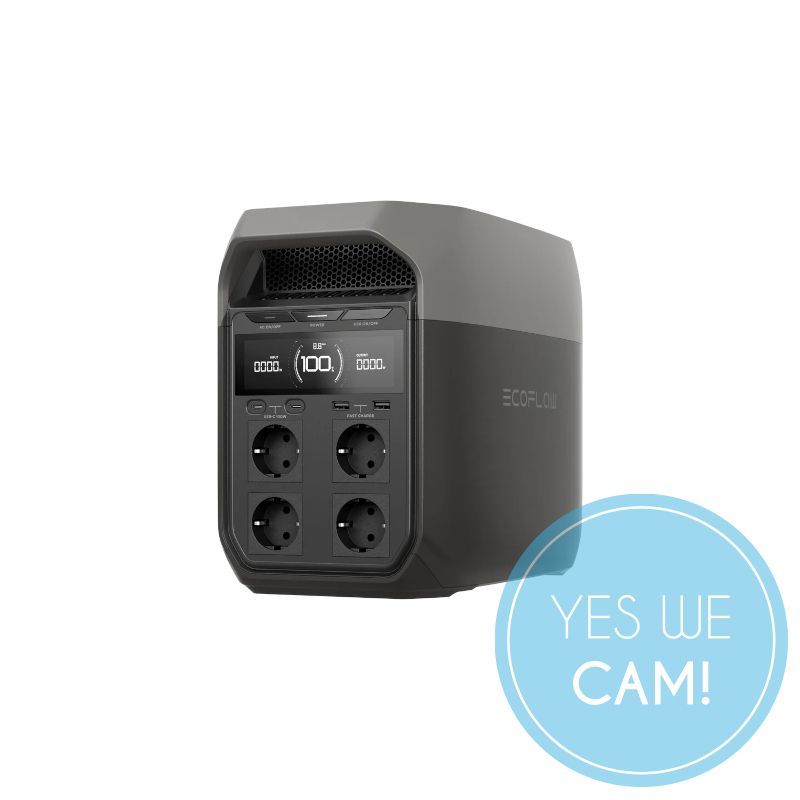 EcoFlow DELTA 3 Tragbare Powerstation X-Stream Schnellladung