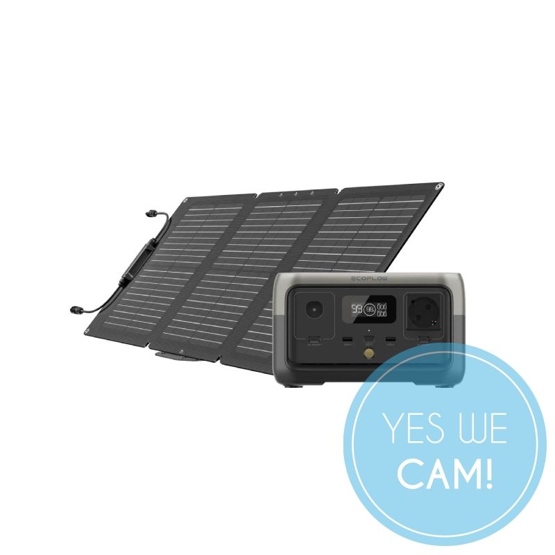 EcoFlow River 2 + 60W Tragbares Solarpanel Stromversorgung