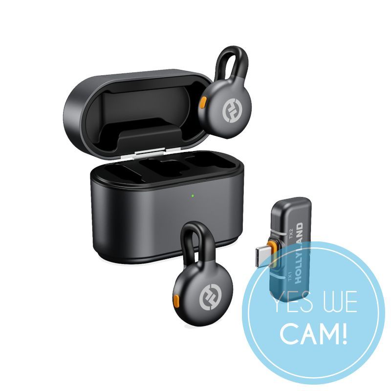 Hollyland LARK M2S Duo Wireless Microphone, Ansteckmikrofon