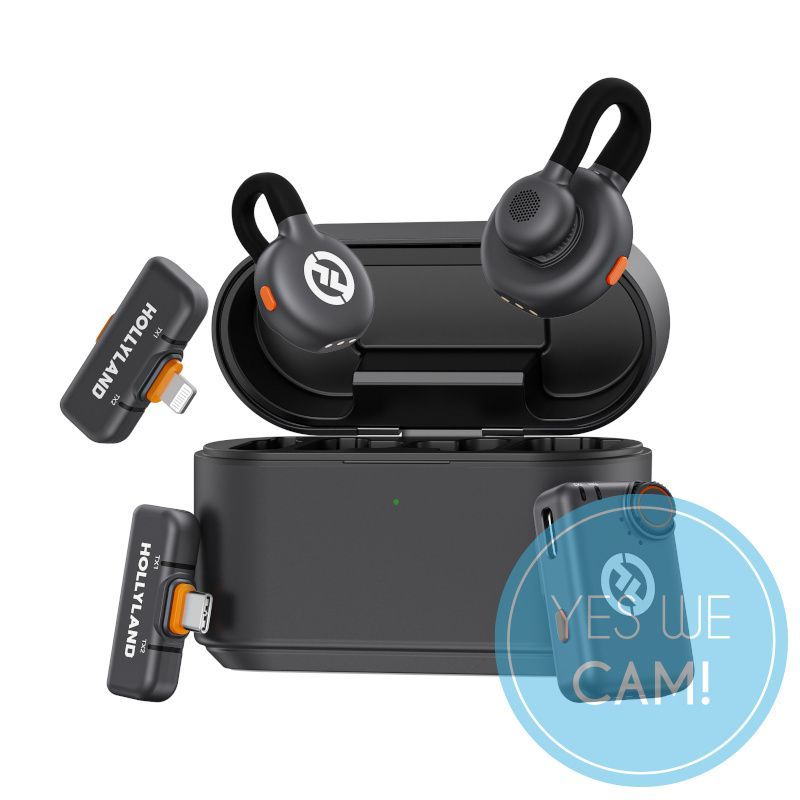 Hollyland LARK M2S Ultimate Combo Wireless Microphone, kabelloses Mikrofon