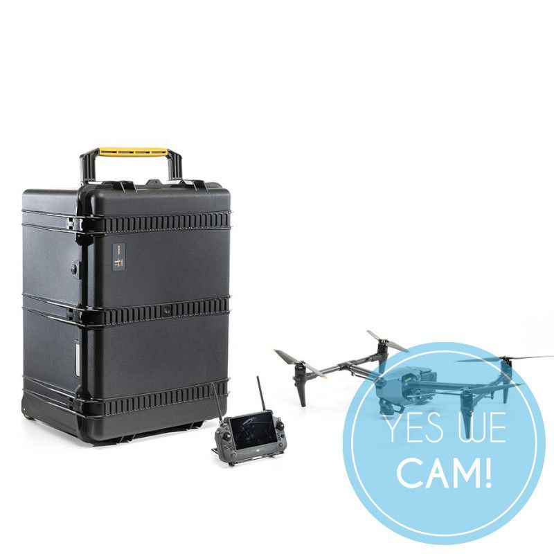 HPRC PROTECTIVE CASE FOR DJI INSPIRE 3 - HPRC2800W WHEELED