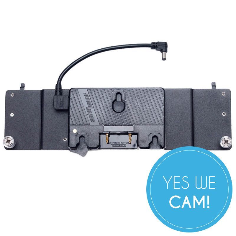 Litepanels Astra 1x1 - Anton Bauer Gold Mount Batterie Adapter Platte