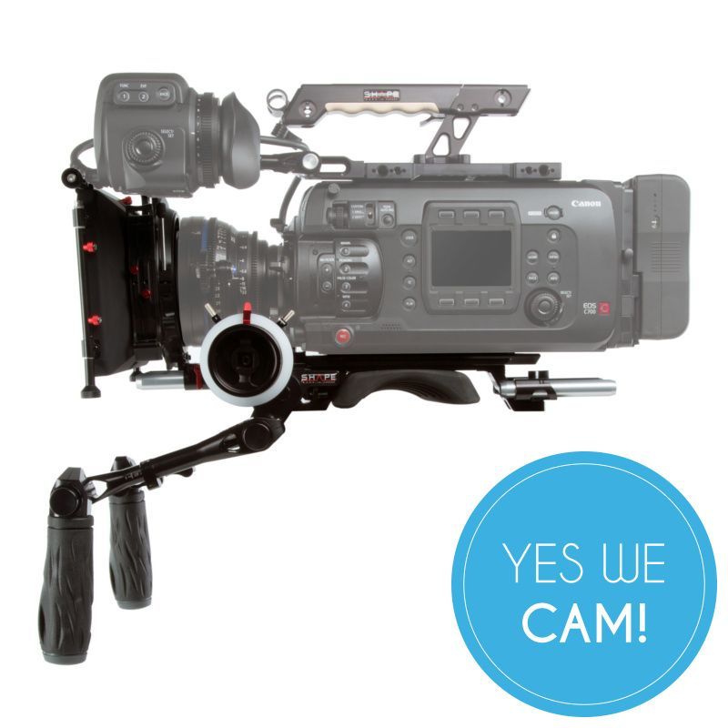 SHAPE Revolt VCT Universal Baseplate With Camera Shoulder Mount