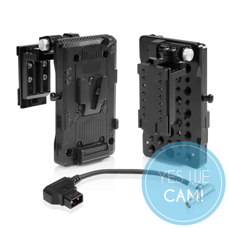 SHAPE V-mount pivoting battery plate for RED Komodo Schwenkbare Akkuplatte