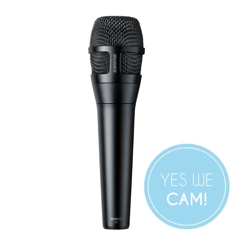 Shure Nexadyne™ 8/C Dynamisches Gesangsmikrofon - Schwarz Supernierencharakteristik