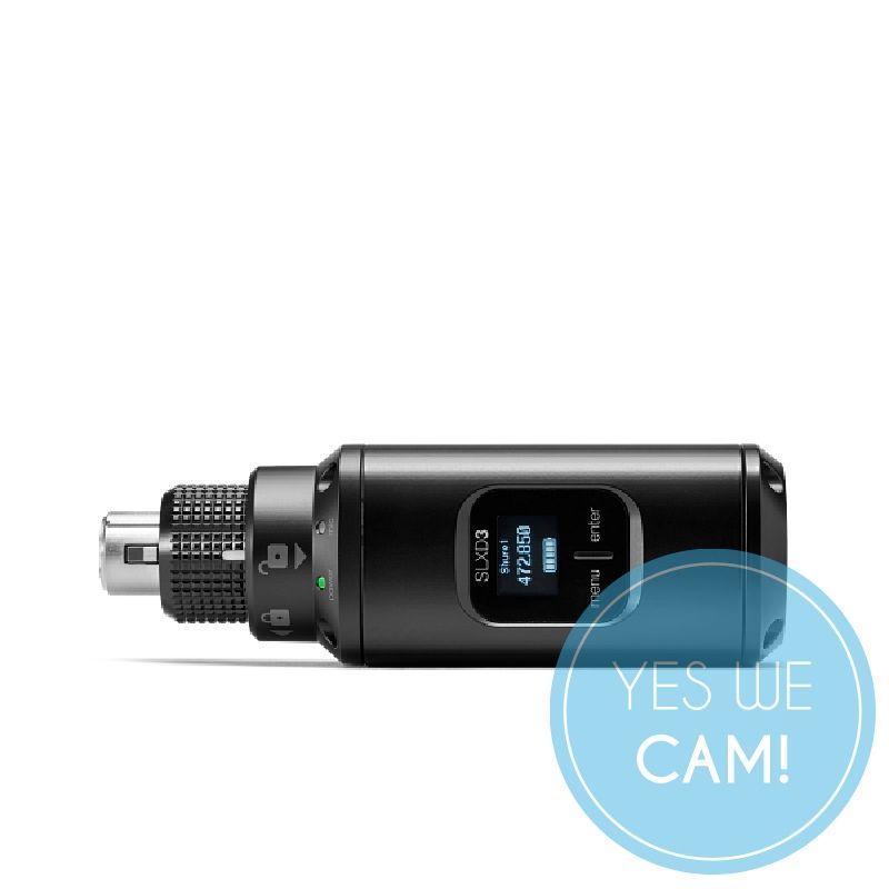 Shure SLXD3 Aufstecksender Audio