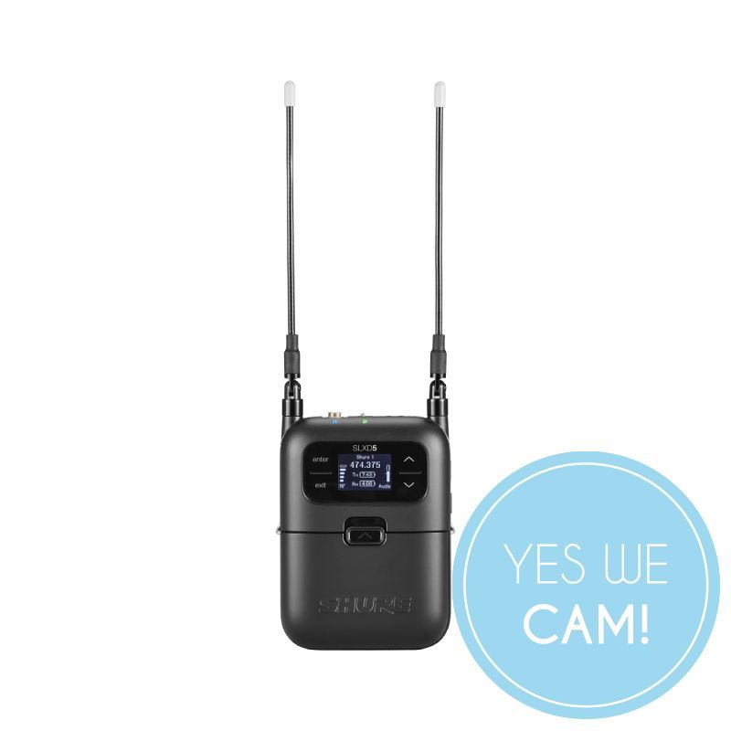 SHURE SLXD5 Mobiler 1-Kanal-Drahtlosempfänger Audio