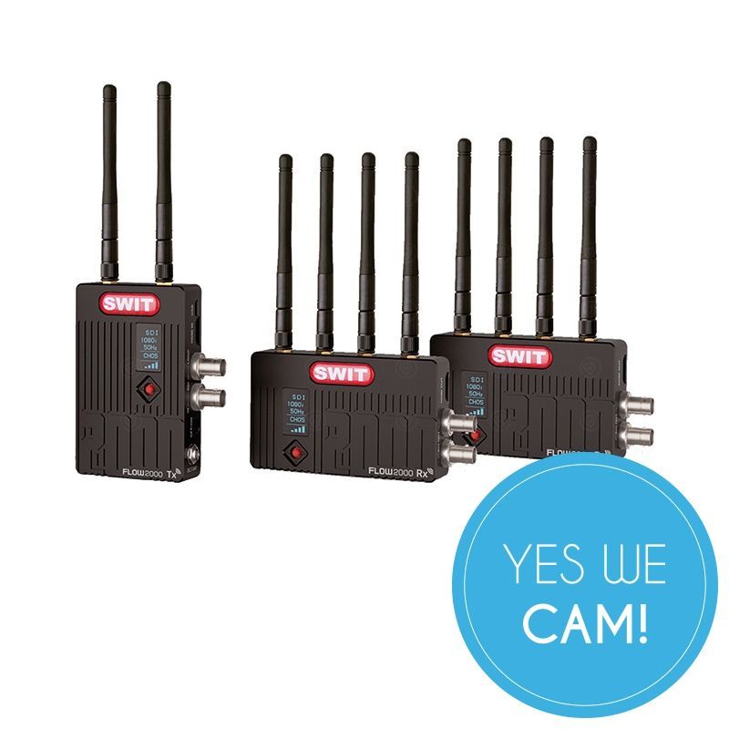 Swit FLOW2000 (TX+2RX) Funksystem HD-Videoübertragungsset