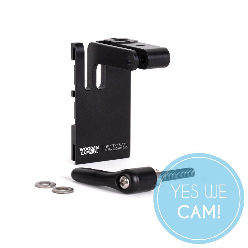 Wooden Camera Battery Slide Extension for Canon BP-955 Hot Swap - RED KOMODO Hot-Swap Fähigkeit